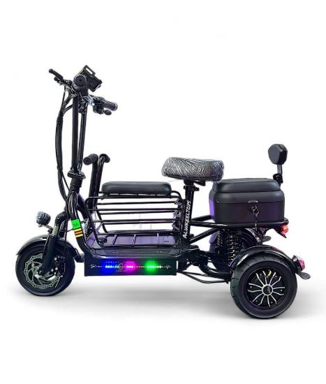 صورة دباب كهربائي 3 كفرات 48 فولت بـ 3 سرعات